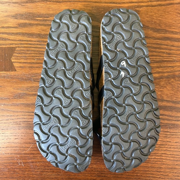 Birkenstock Betula Women’s Black Patent Strap Sandal Size EU 40 US 9 - Picture 6 of 6